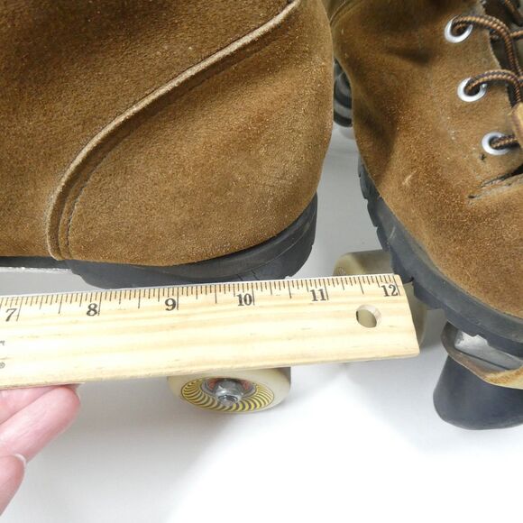 Leather Roller Skates Vintage Handpainted Tigers Sure Grip Super X7L Plates main image 9